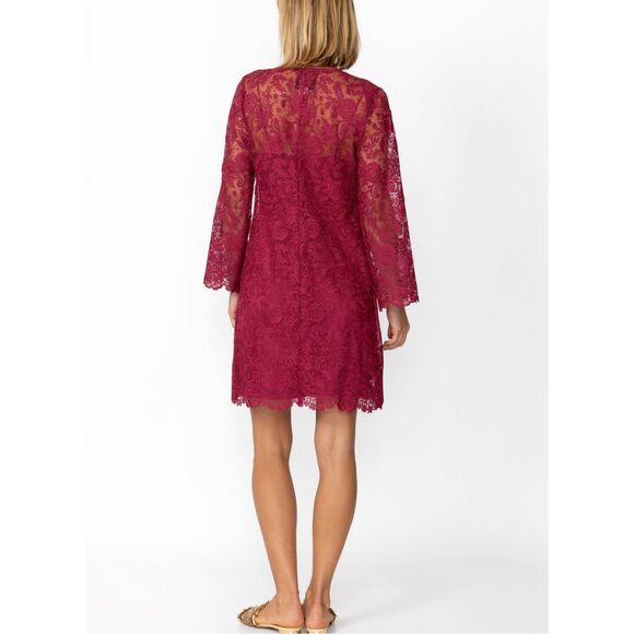 NEW JOHNNY WAS Women’s S Harper Lace Mini Dress  $388 MSRP - Picture 4 of 9